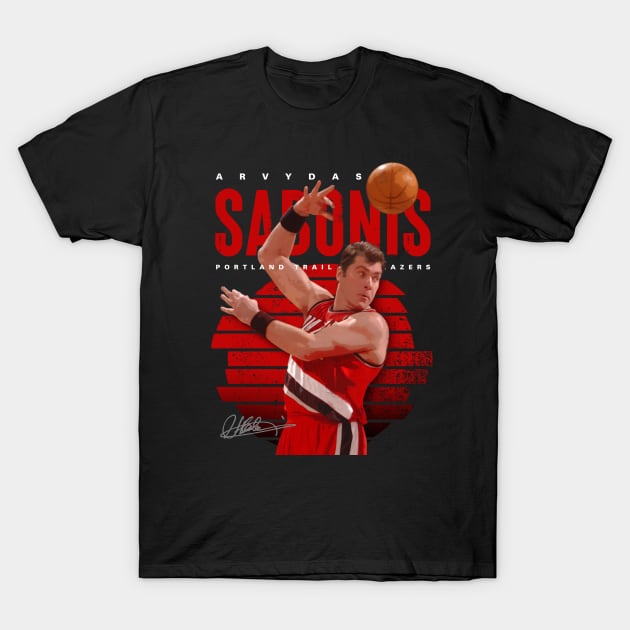 Arvydas Sabonis T-Shirt by Juantamad